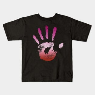 Lesbian Handprint Kids T-Shirt